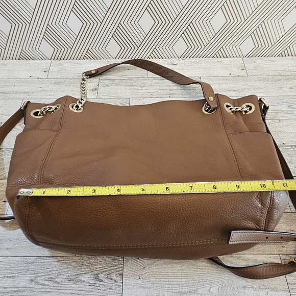 Michael Kors Jet Set Chain Leather Bag Brown - Picture 8 of 12